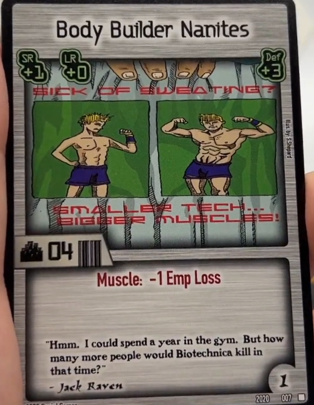 Body Builder Nanites Card