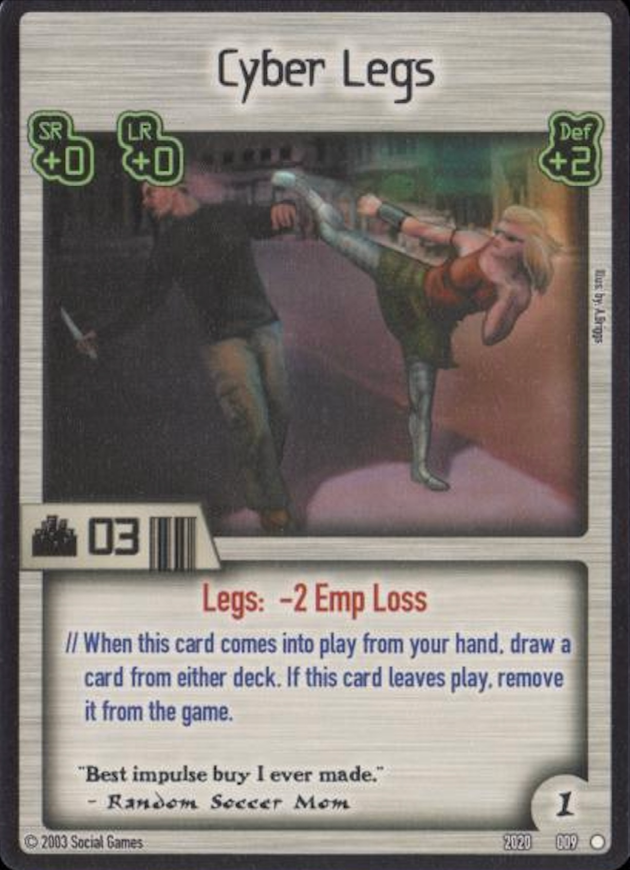Cyber Legs Card