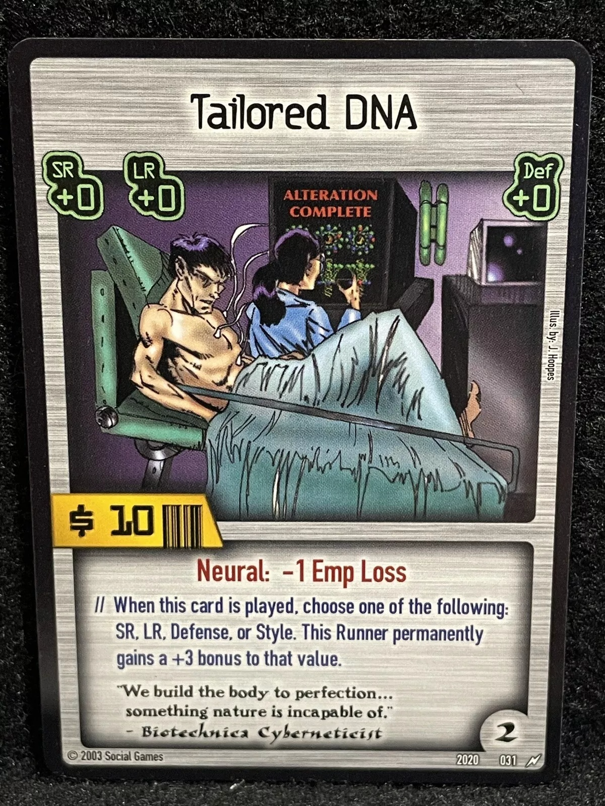Tailored DNA Card