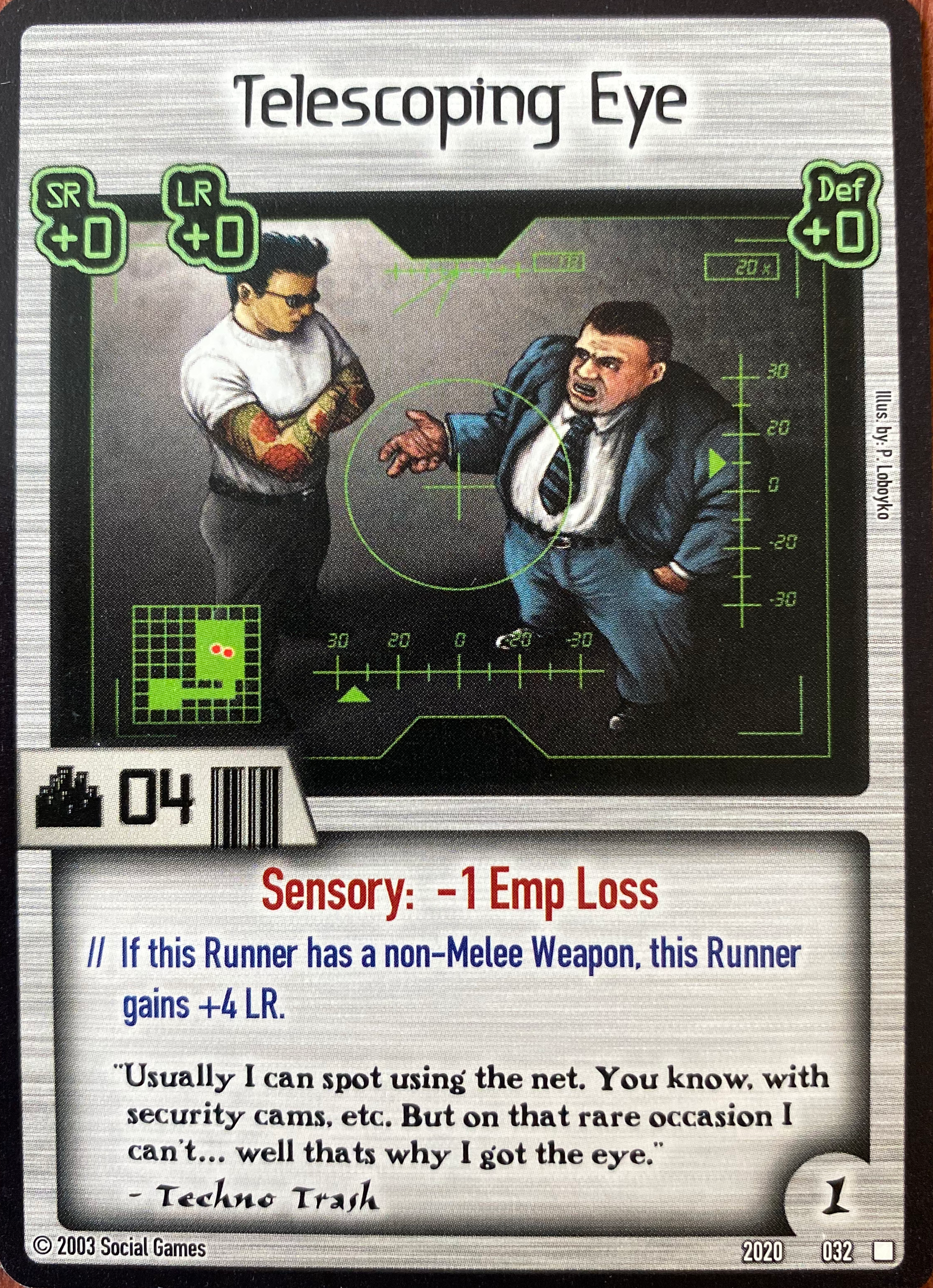 Telescoping Eye Card