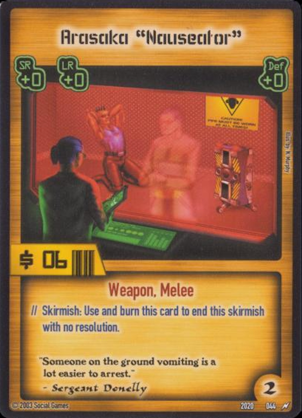 Arasaka "Nauseator" Card