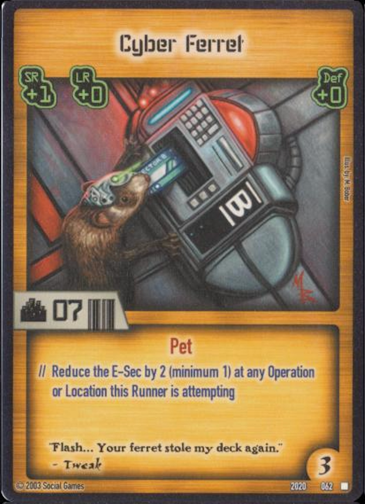 Cyber Ferret Card