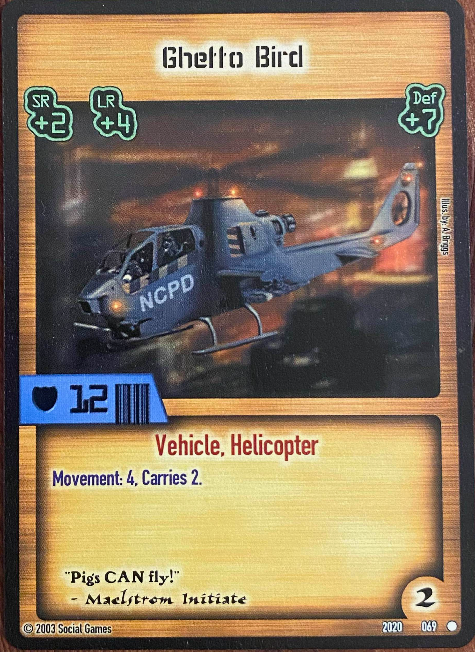 Ghetto Bird Card