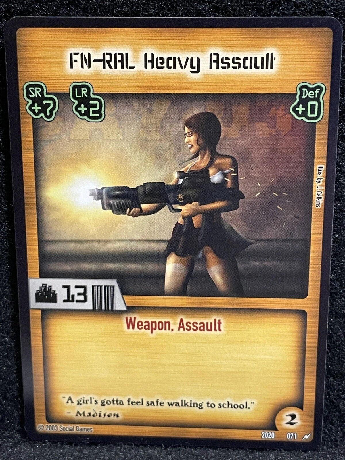FN-RAL Heavy Assault Card