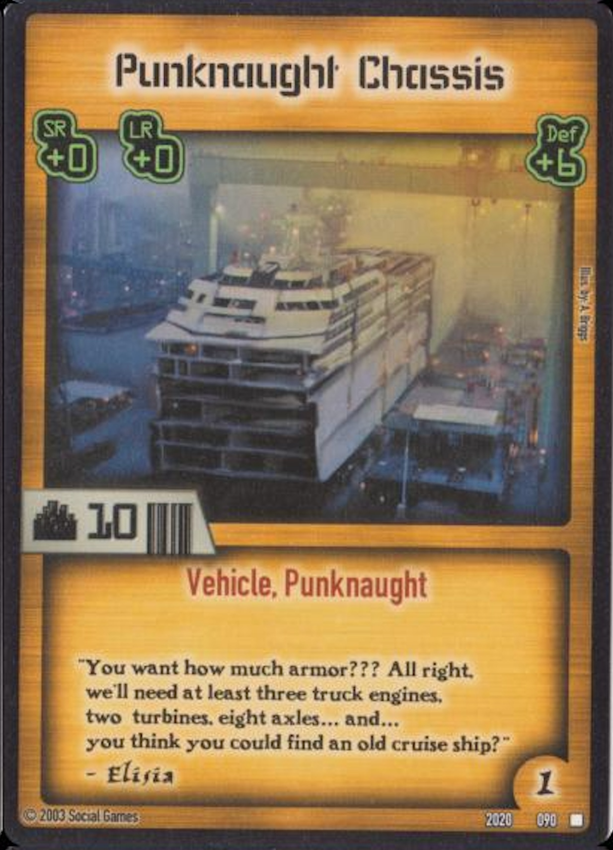 Punknaught Chassis Card
