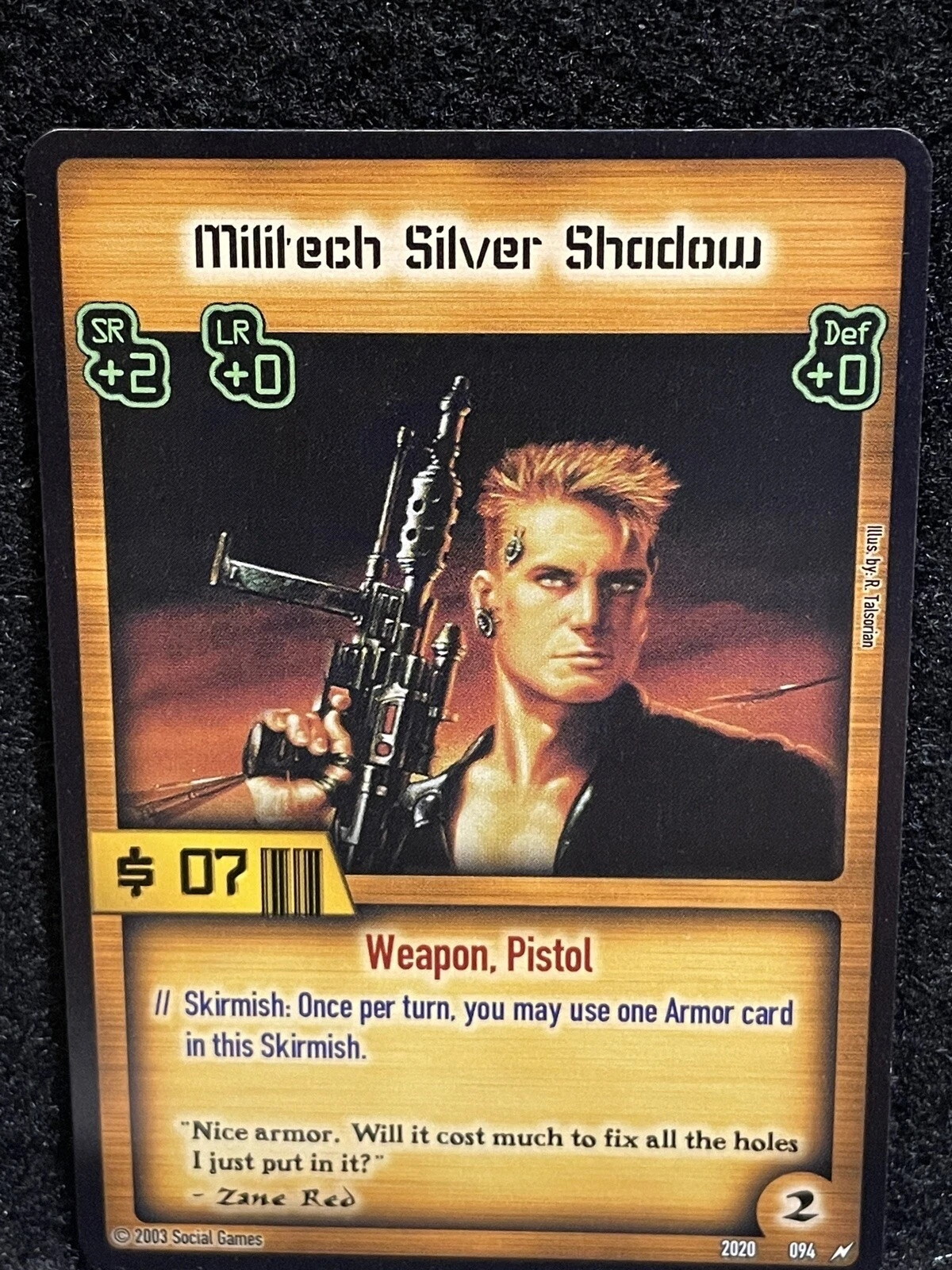 Militech Silver Shadow Card