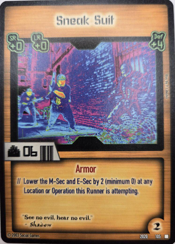 Sneak Suit card scan