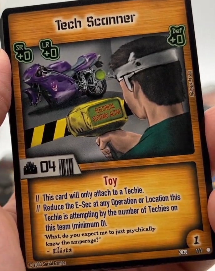 Tech Scanner Card