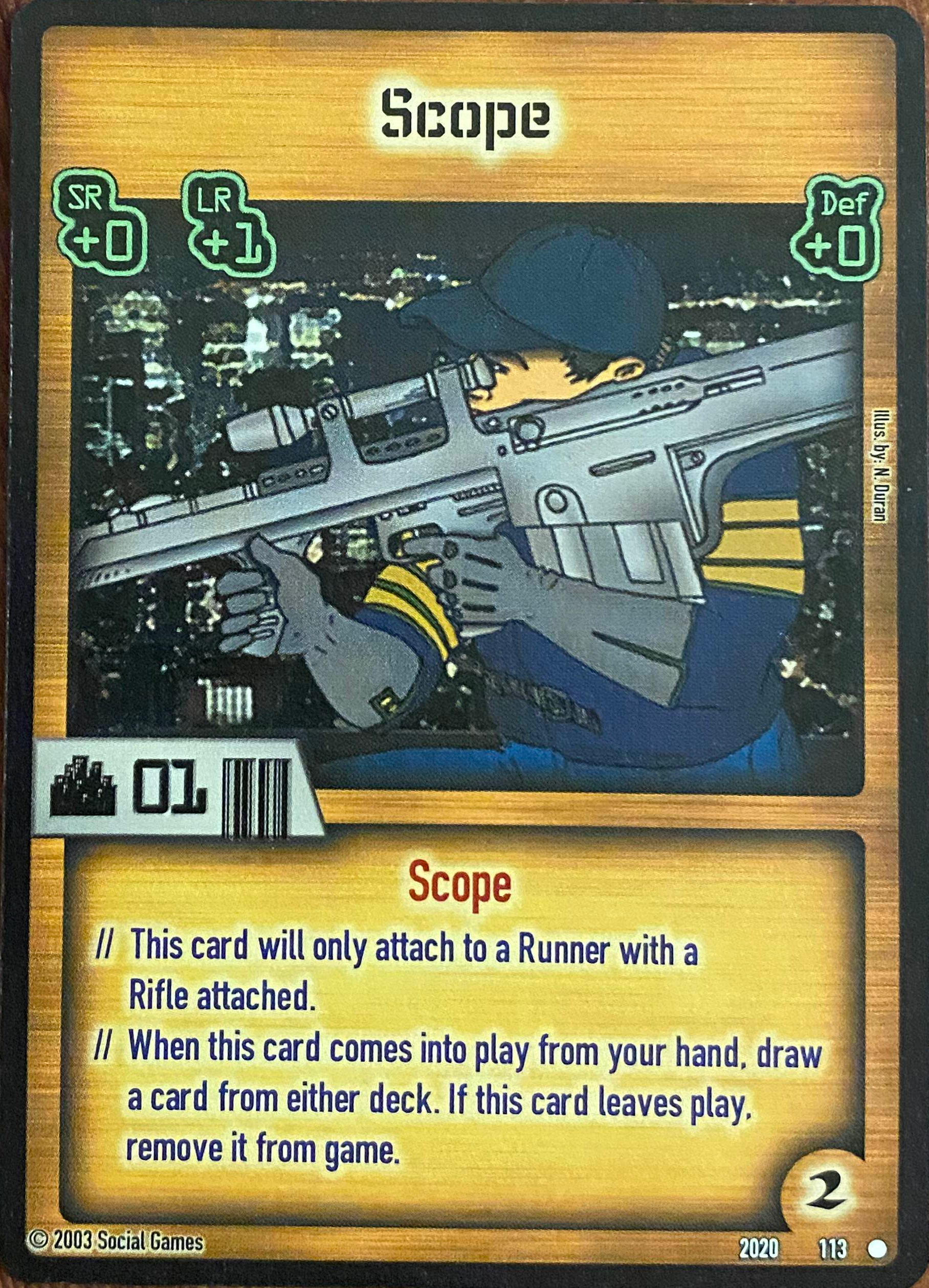 Scope Card