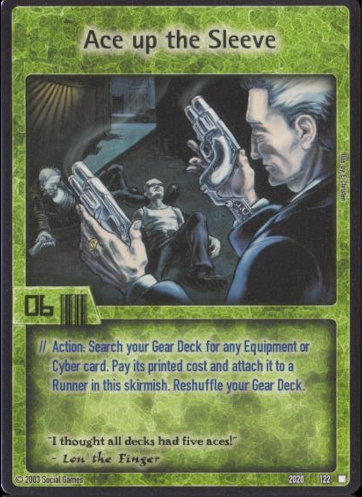 Ace up the Sleeve Card