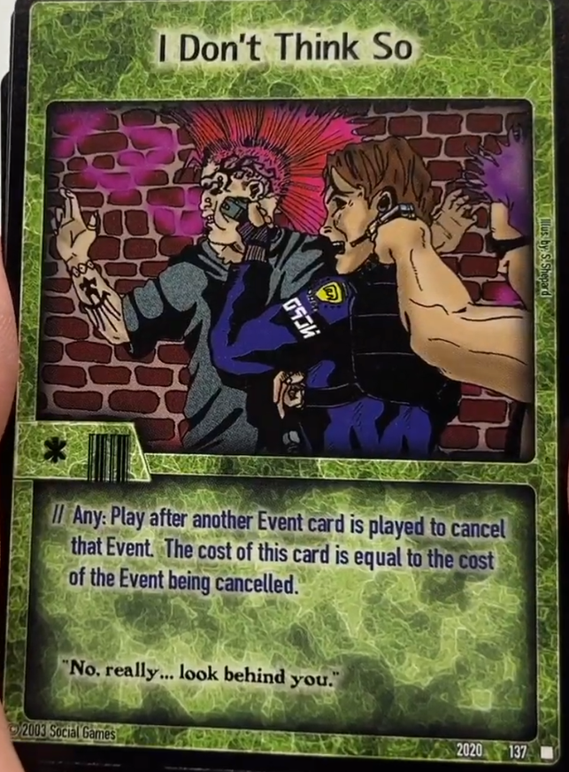 I Don't Think So Card