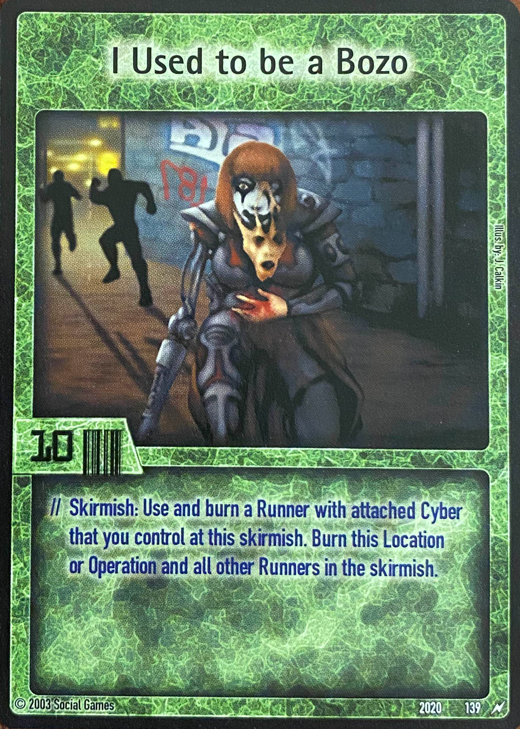 I Used to be a Bozo Card