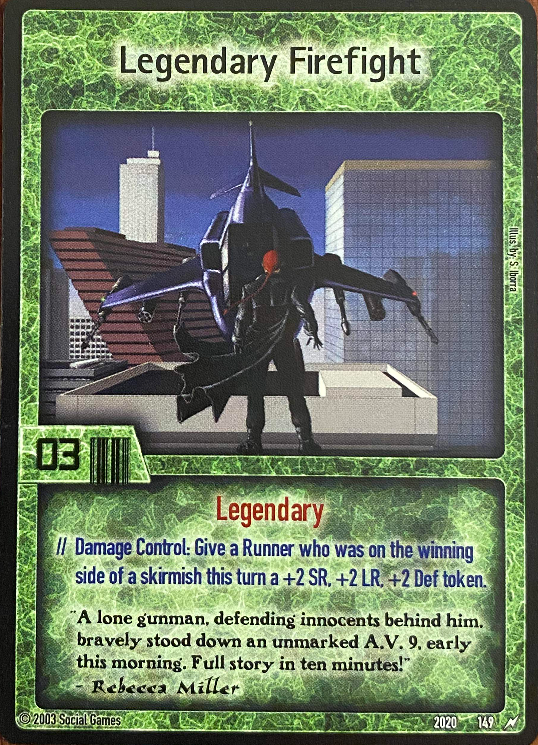 Legendary Firefight Card