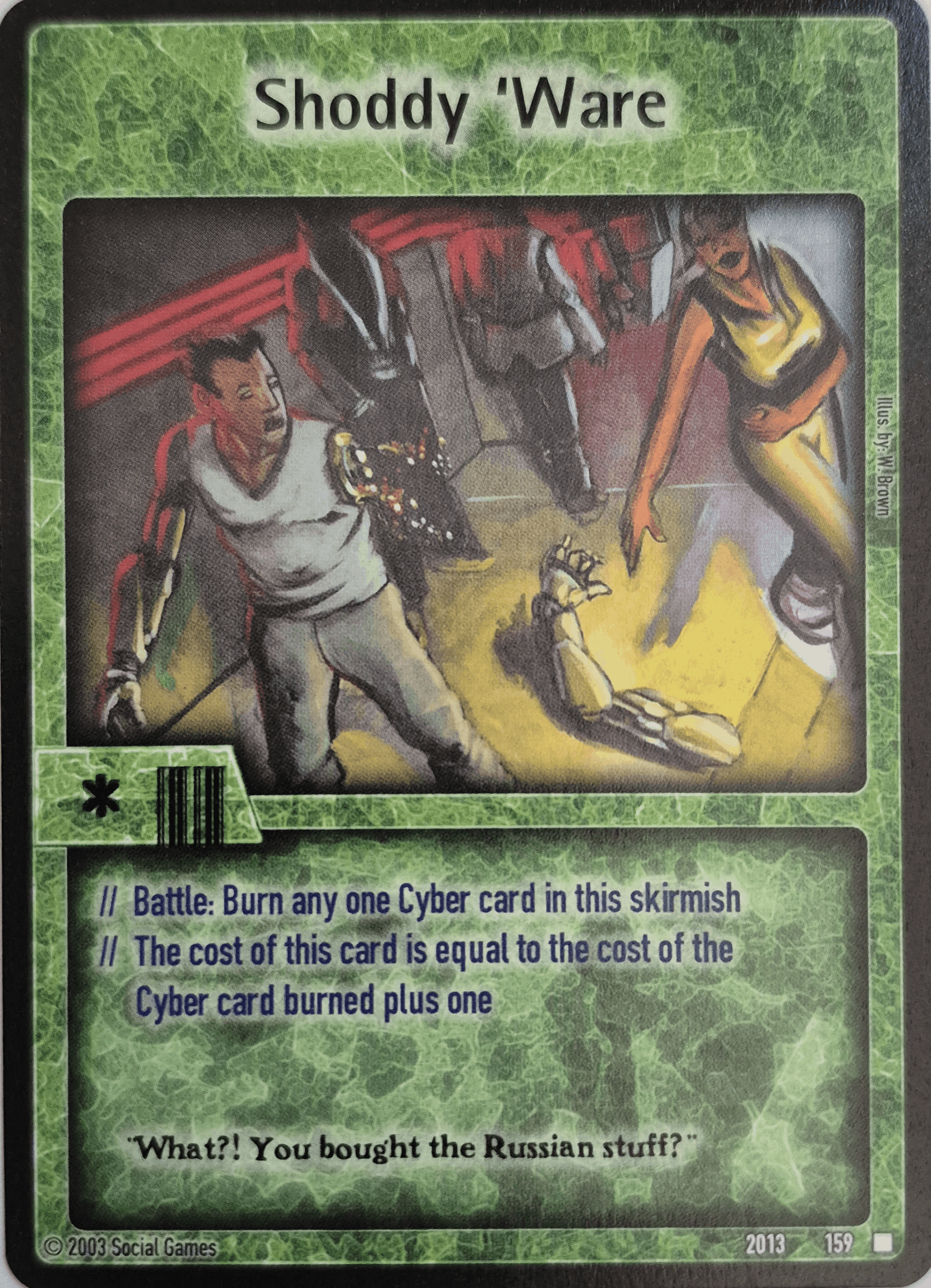 Shoddy 'Ware Card