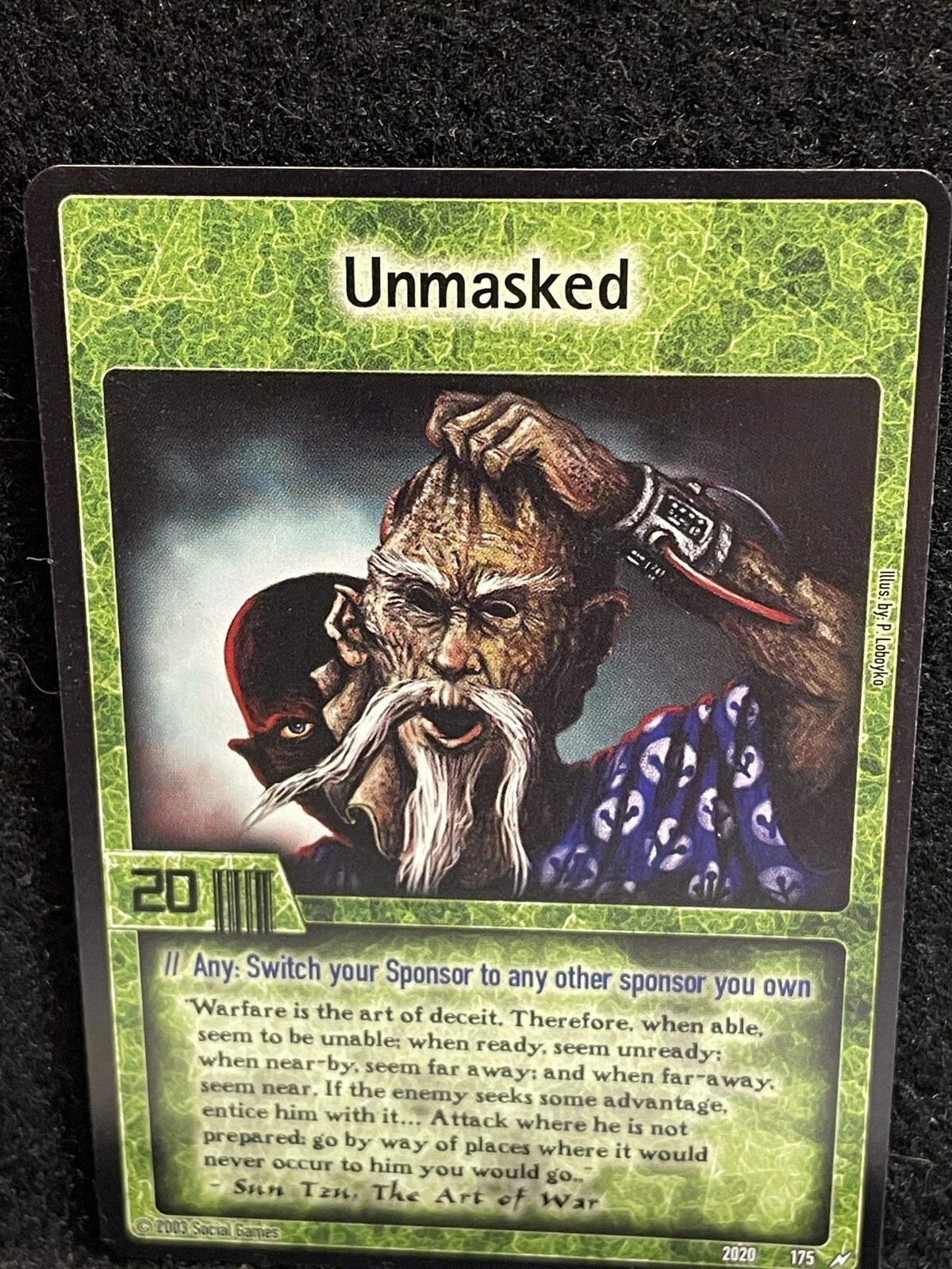 Unmasked Card
