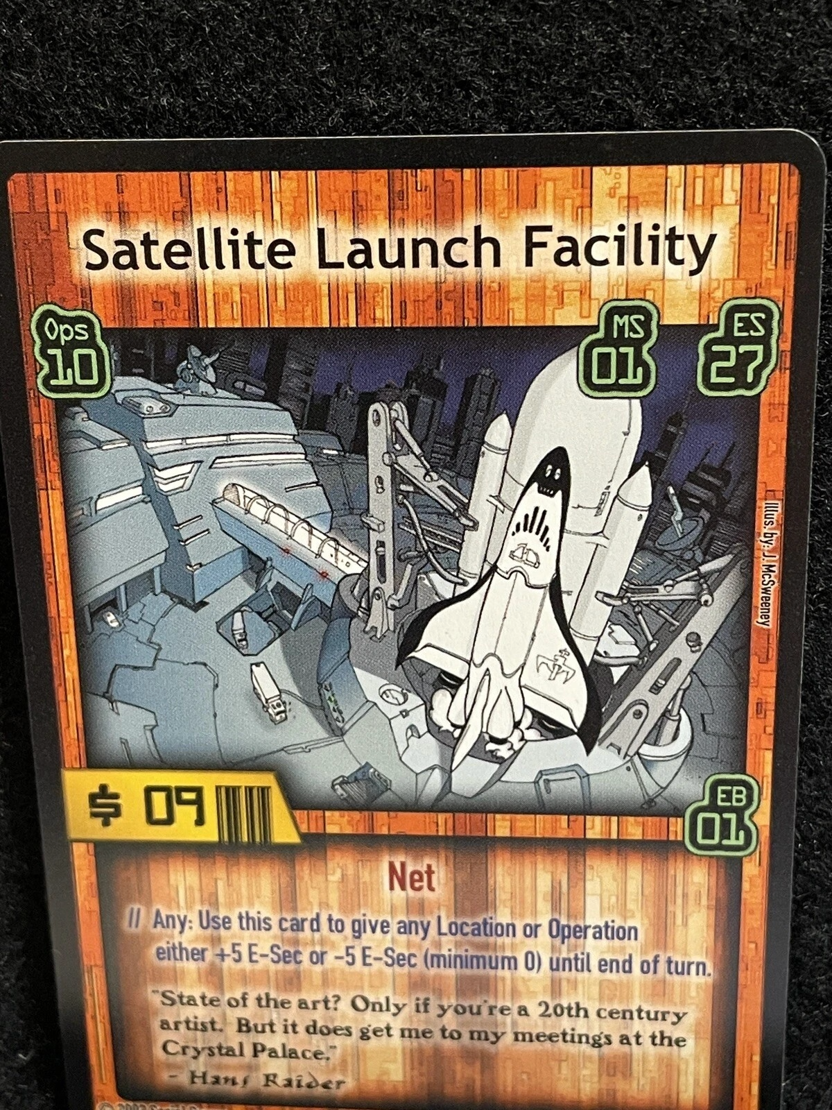Satellite Launch Facility Card
