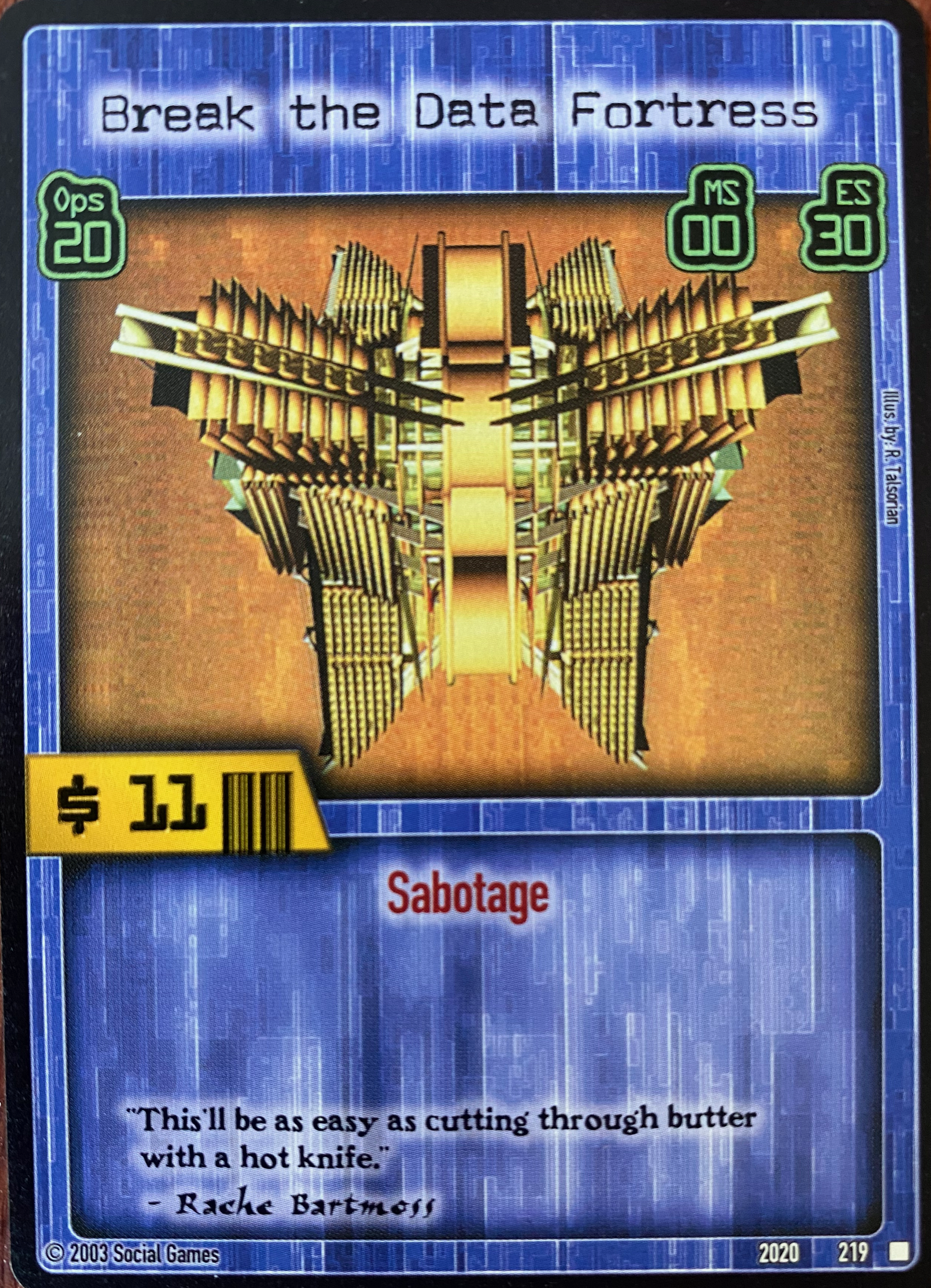 Break the Data Fortress Card