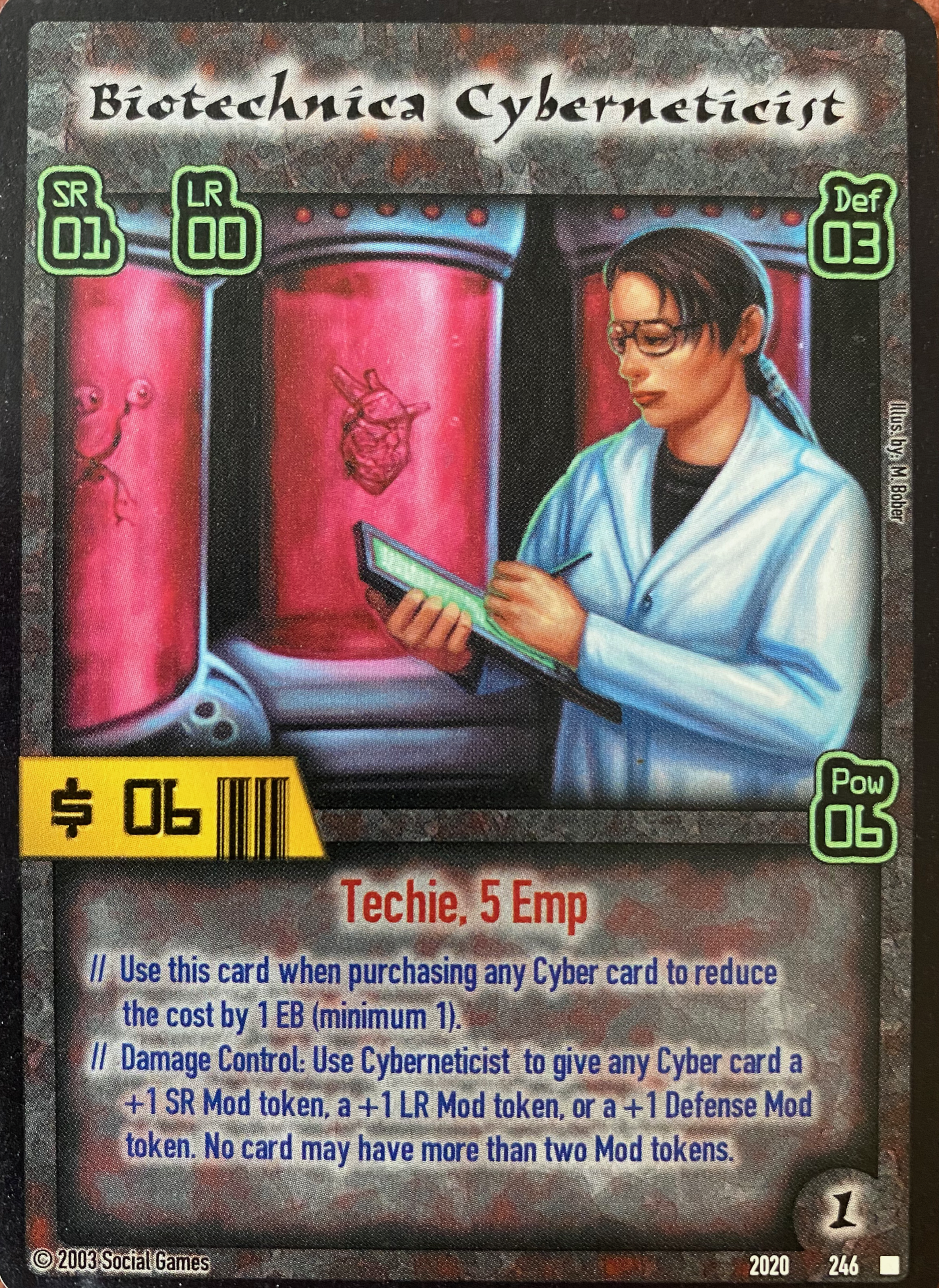 Biotechnica Cyberneticist Card