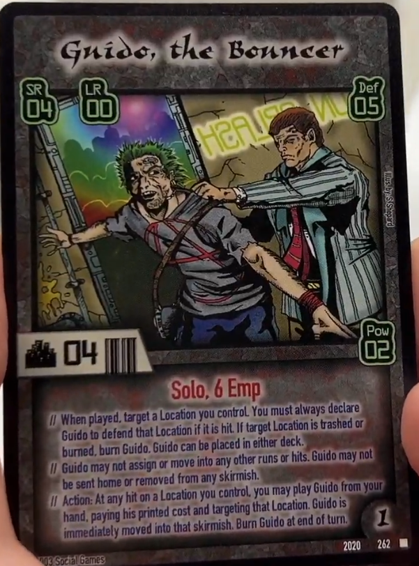 Guido, the Bouncer Card