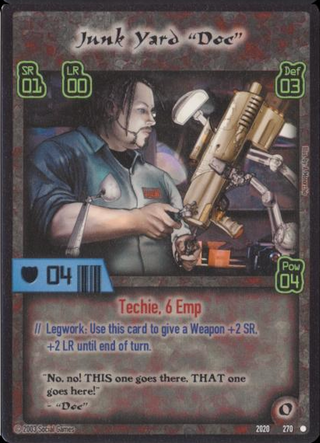 Junk Yard "Doc" Card