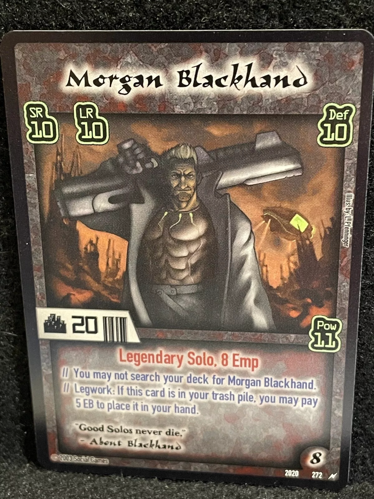 Morgan Blackhand Card