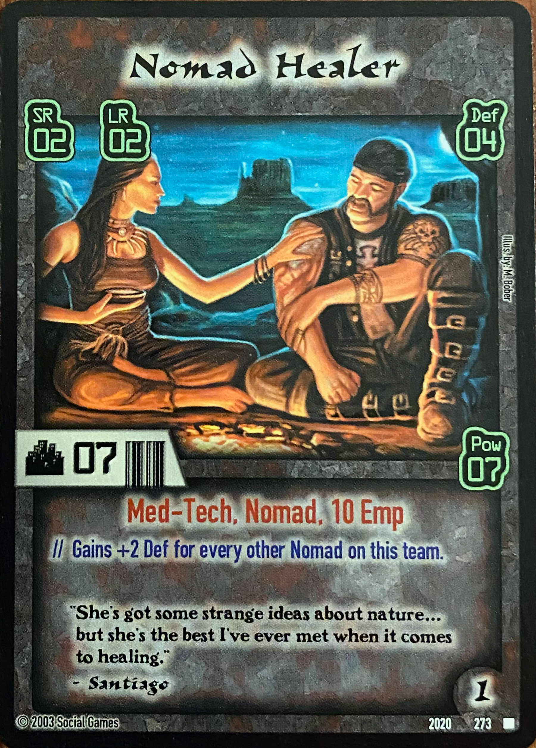 Nomad Healer Card