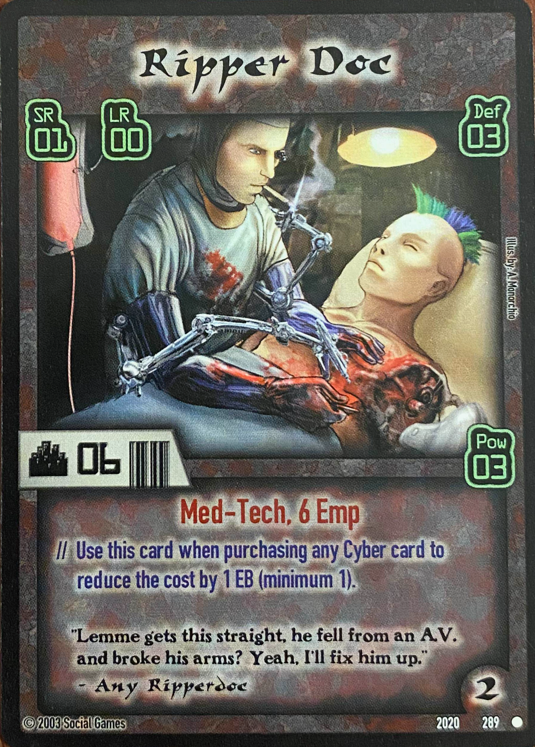 Ripper Doc Card