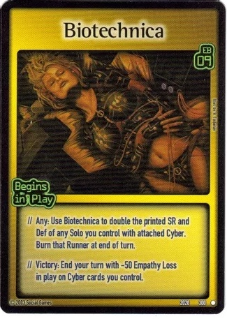 Biotechnica card scan