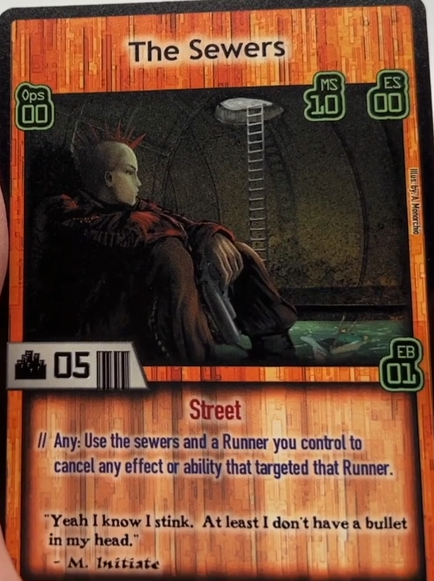 The Sewers Card