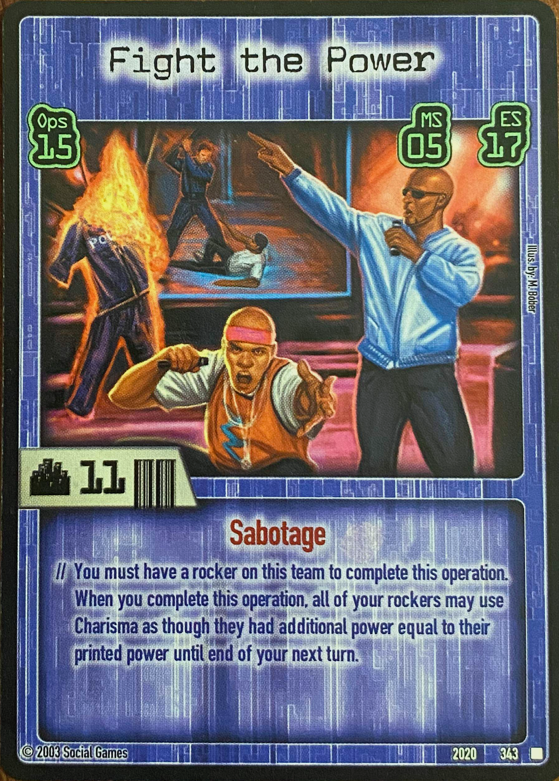 Fight the Power Card